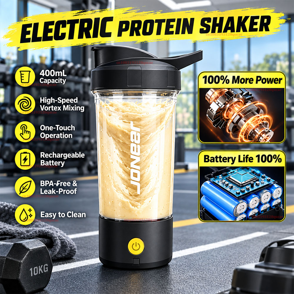 Protein Bar - 2026 Nova Garrafa Shaker de Proteína